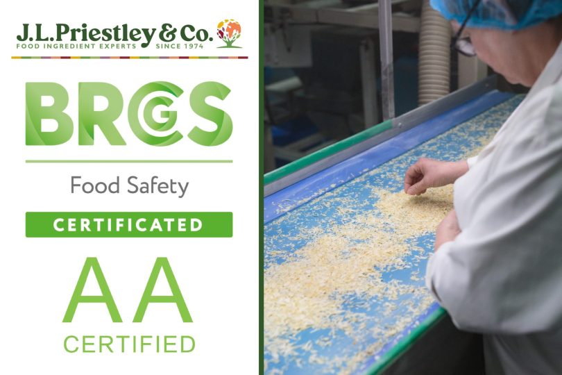 Maintaining Our Commitment to Food Safety: J L Priestley & Co Ltd Achieves AA Grade BRCGS Certification